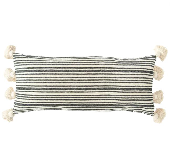 Striped Pillow 36in x 16in