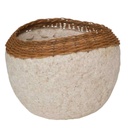 Paper Mache Bowl 7in