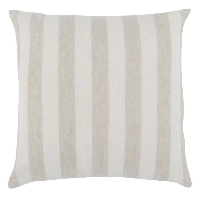 Atwater Ivory Natural Striped Pillow 26in