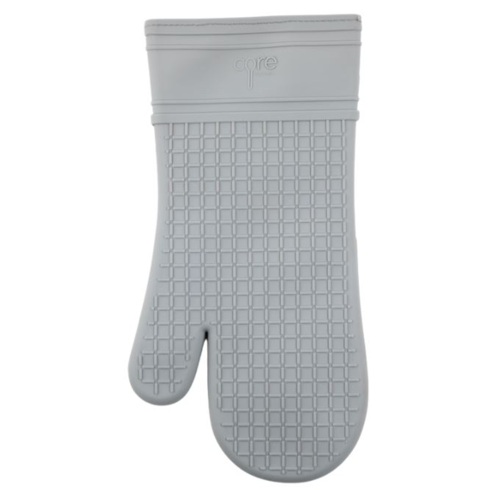 Core Home Classic Silicone Oven Mitt Pewter 1pc