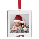 Lenox Picture Frame Charm Ornament "Love"