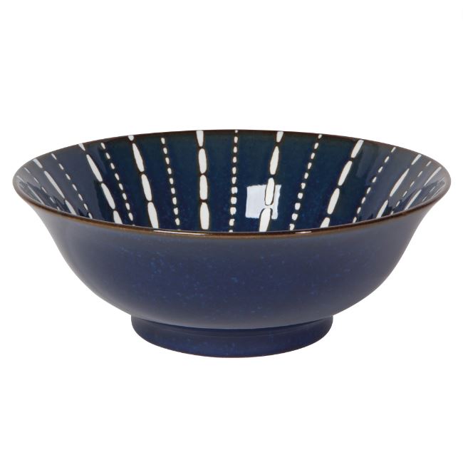 Pulse Stamped Bowl Large 8 in