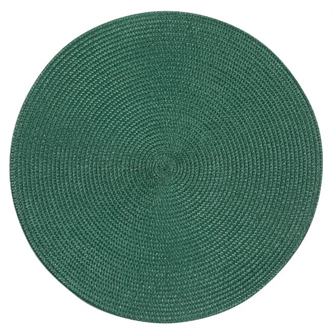 Disko Spruce Green Round Placemat