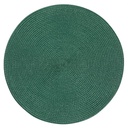 Disko Spruce Green Round Placemat