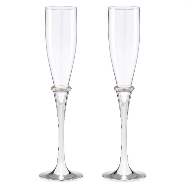 Lenox Devotion Toasting Flute Set 2 pc