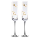 Lenox Opal Innocence Flourish Champagne Toasting Flute Set 2 pc