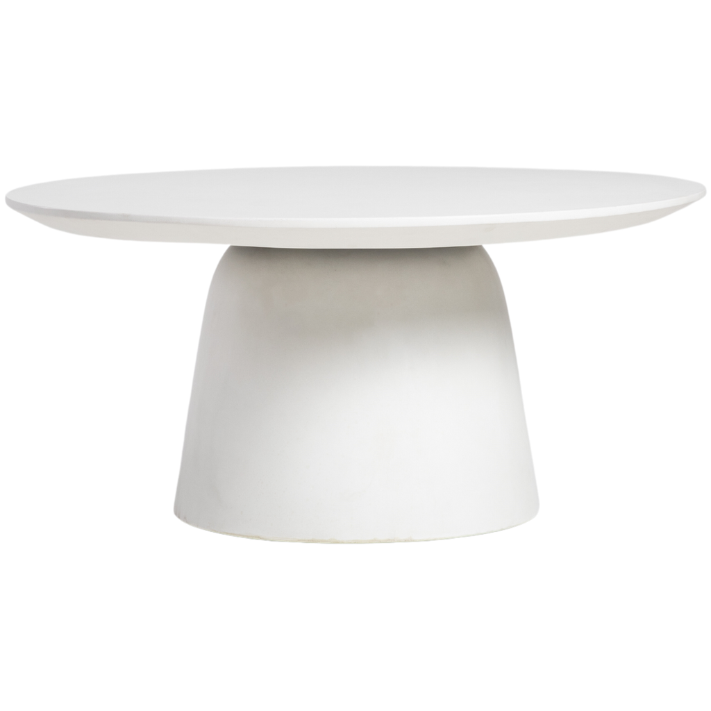 Concrete Pedestal Coffee Table