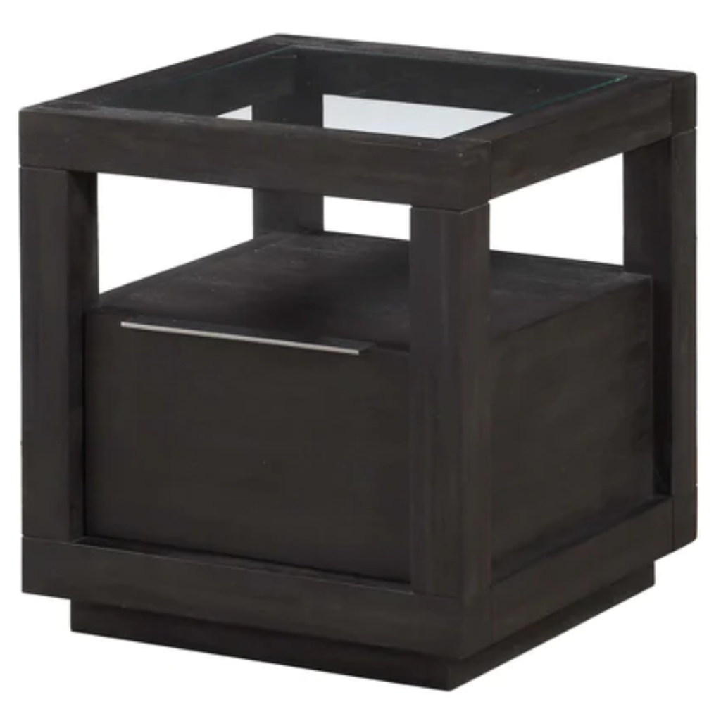 Oxford End Table Basalt Grey