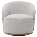 Aran Swivel Chair Pearl