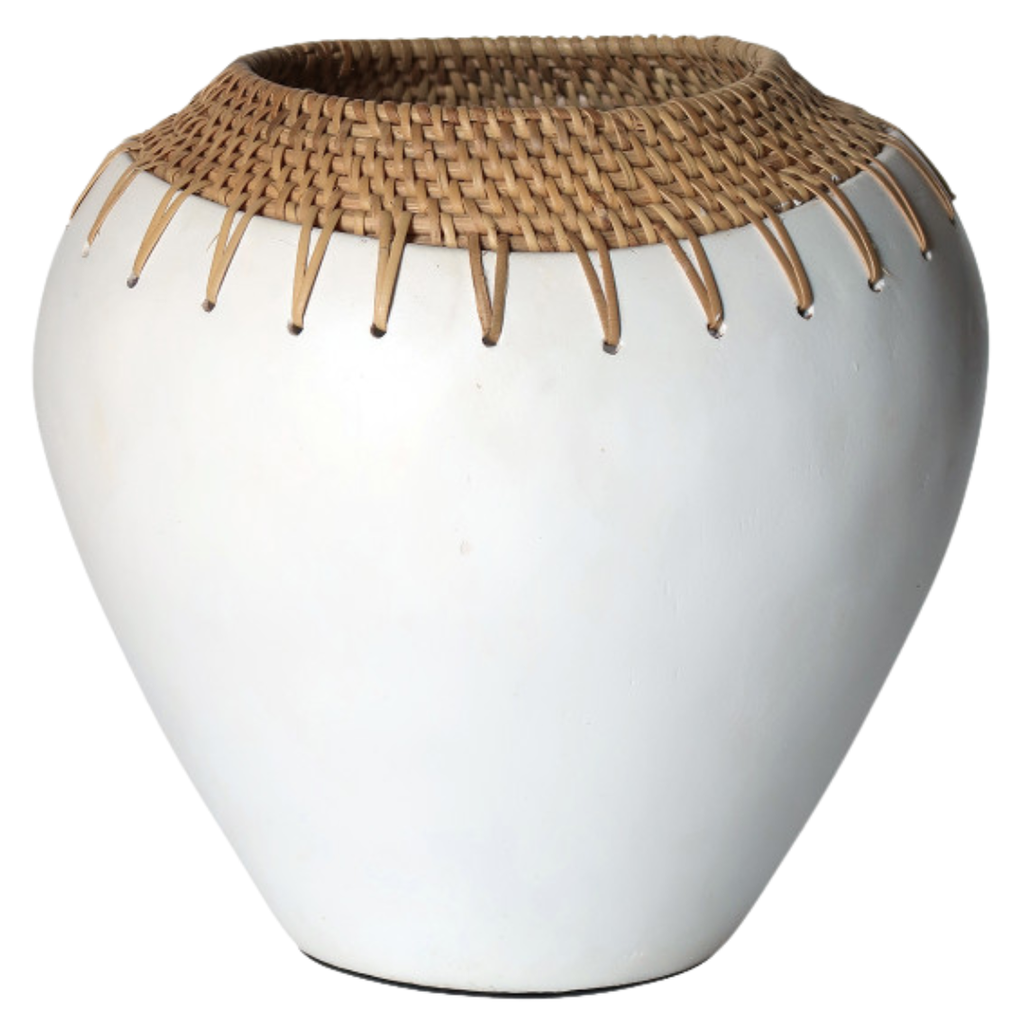 Terracotta Vase 12in