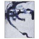 Blue/Grey Abstract Canvas 32WX48H