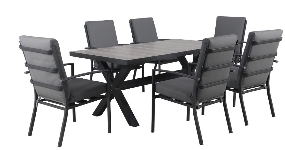 Playa Dining Table Gunmetal