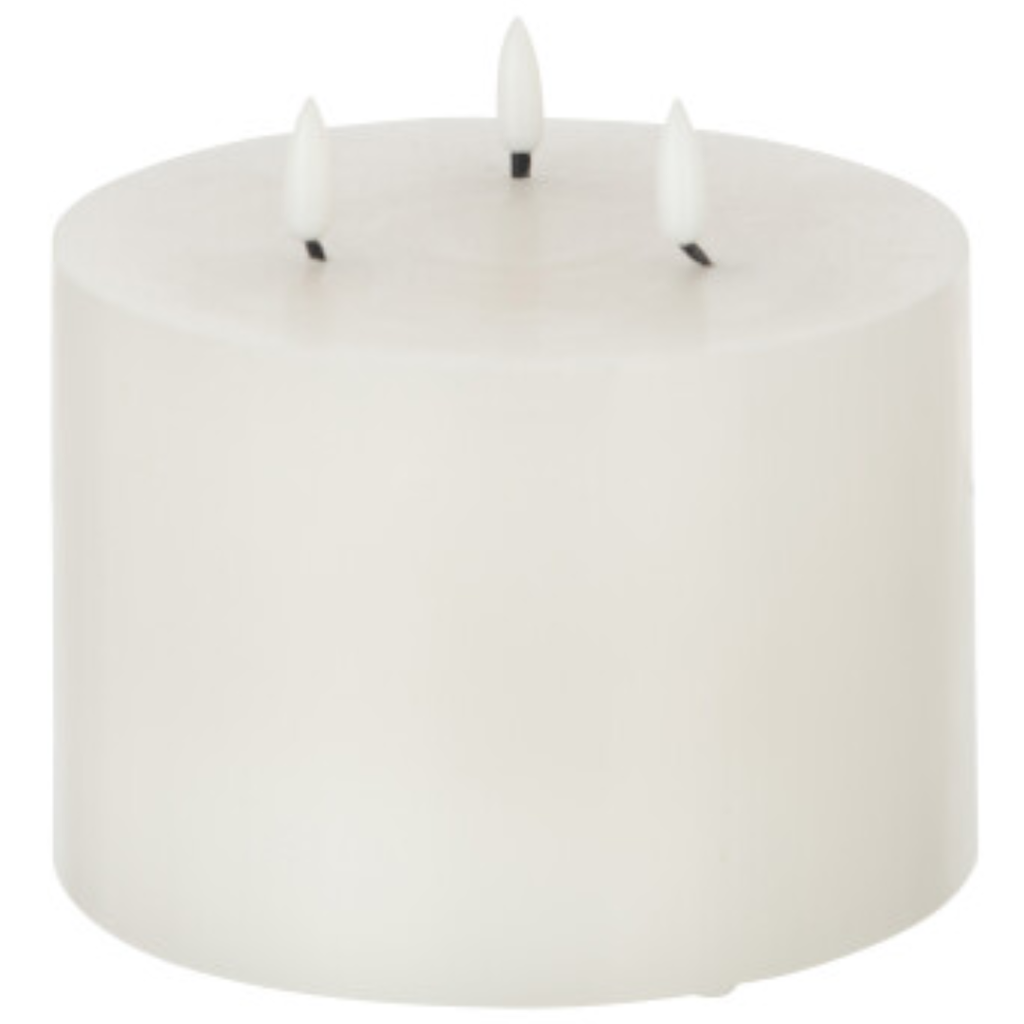 3 Flame Led Candle 5x6in