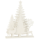 Trees & Reindeer Tealight Holder Lg