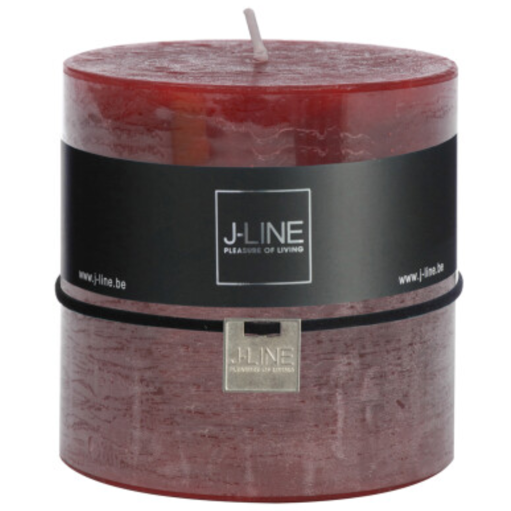 Cherry Pillar Candle 4x4in