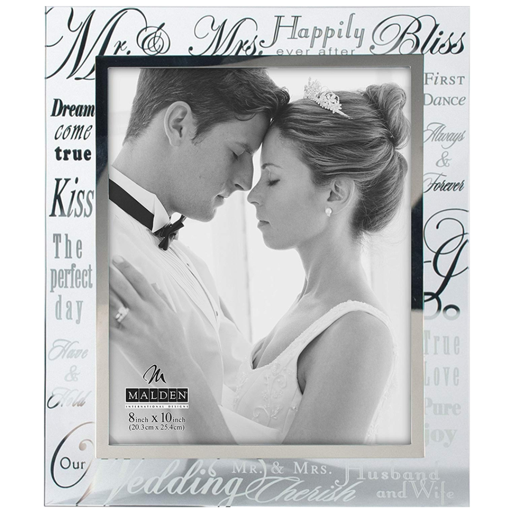 Mr & Mrs Sentiments Picture Frame 8x10