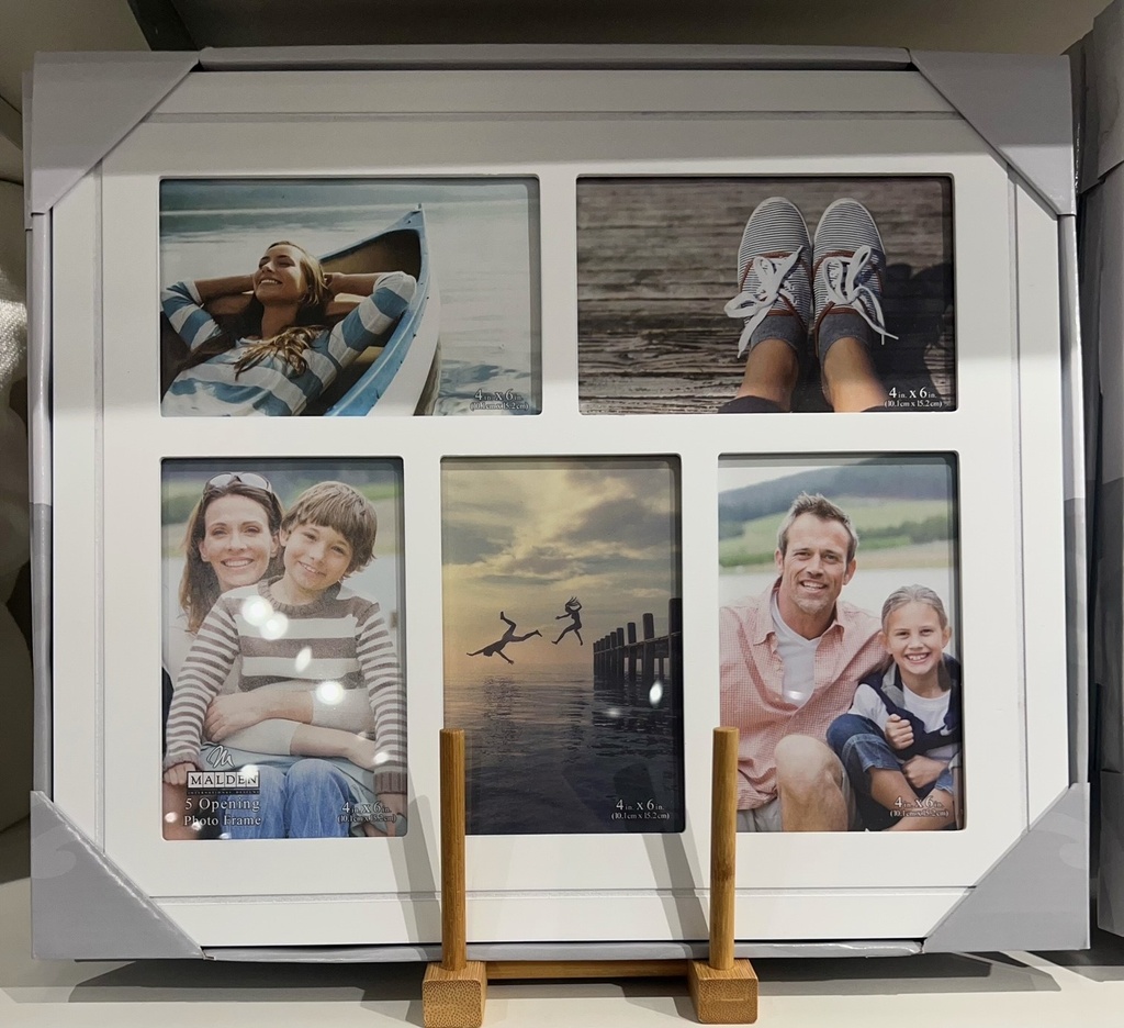 White Caldwell Picture Frame 3 Op 4x6