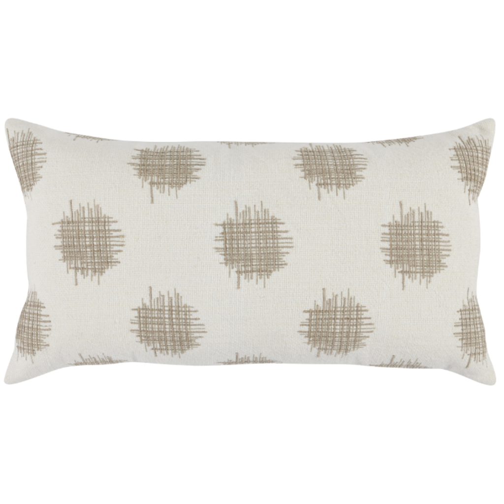 Lincoln Ivory Natural Pillow 14x26in