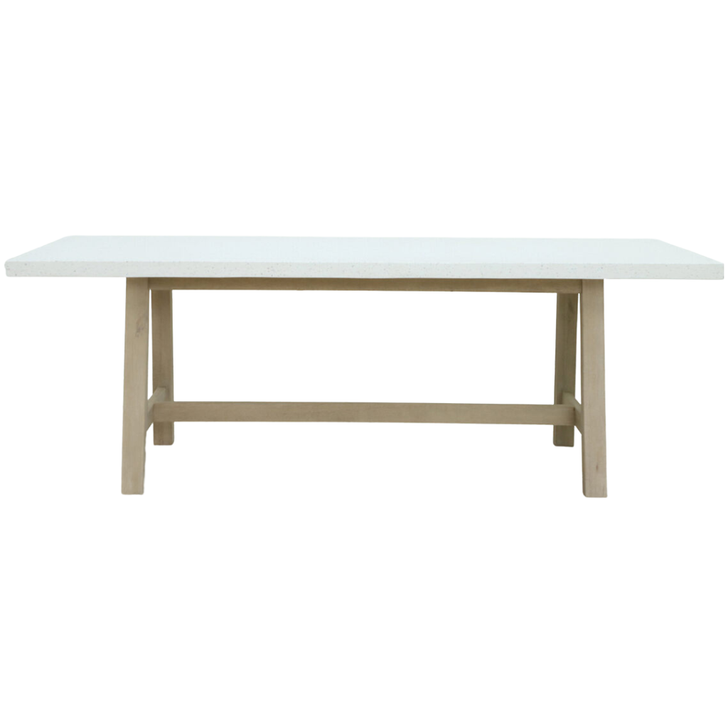 Bali Dining Table with Stone Top