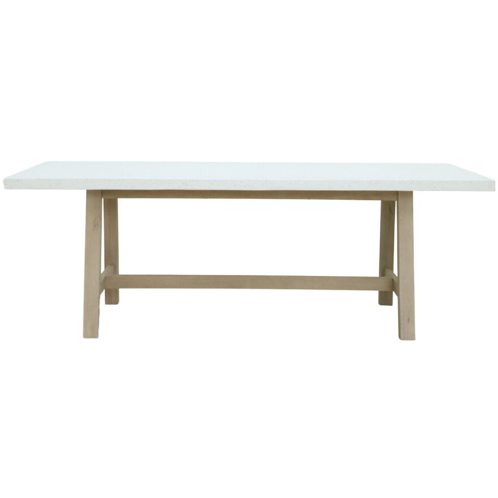 Bali Dining Table with Terrazzo Top