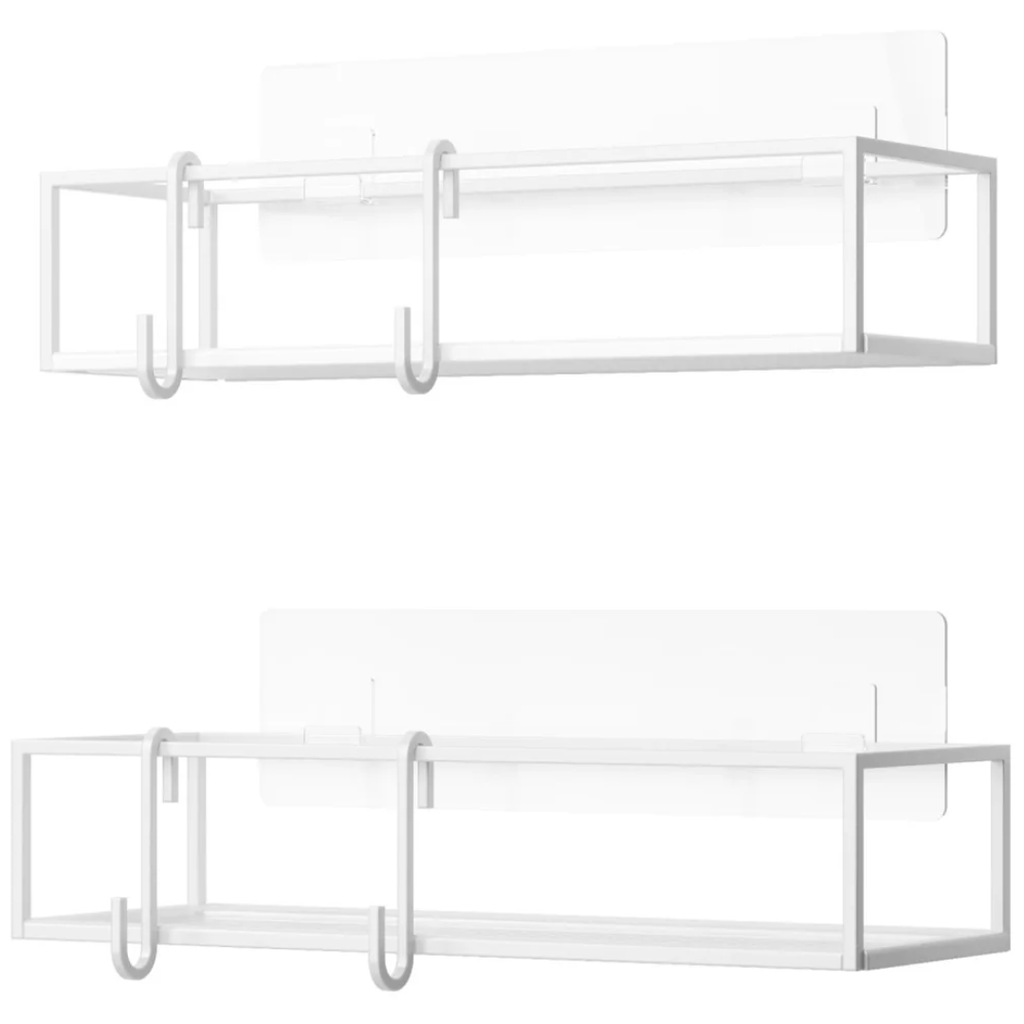 Cubiko Shower Bin 2pc White