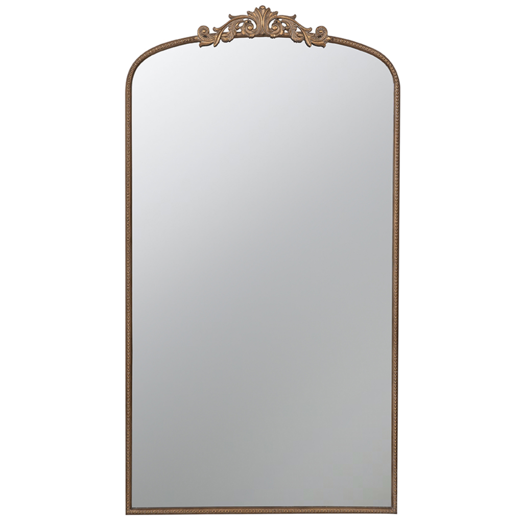 Gold Full Length Arched Accent Mirror