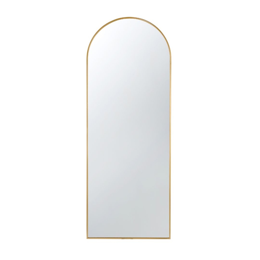 Celine Gold Arch Wall Mirror 28in x 74in