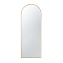 Celine Gold Arch Wall Mirror 28in x 74in