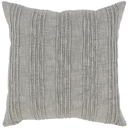 Gratitude Gray Pillow 22in