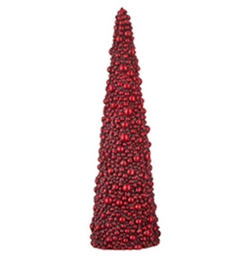 [168785-TT] Red Berry Cone Trees Small