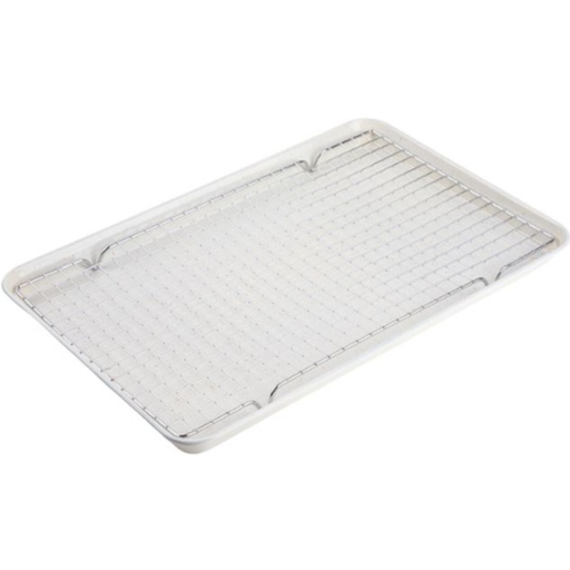 [169360-TT] Core Home Nonstick Sheet Pan with Cooling Rack Cream 11X17in