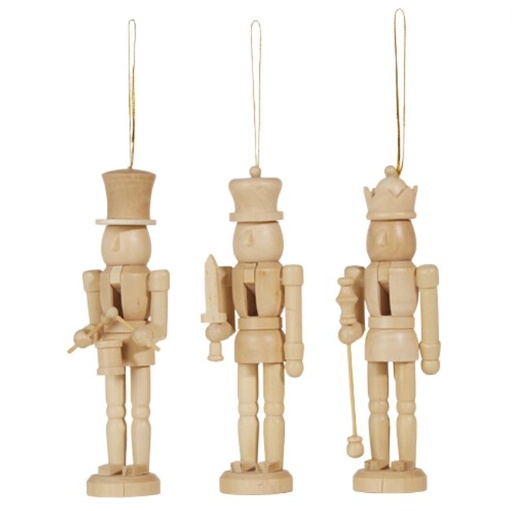 [169814-TT] Nutcracker Ornament 5.5in Assorted