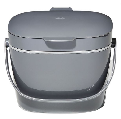 [170018-TT] OXO Easy Clean Compost Bin Charcoal 1.75Gal