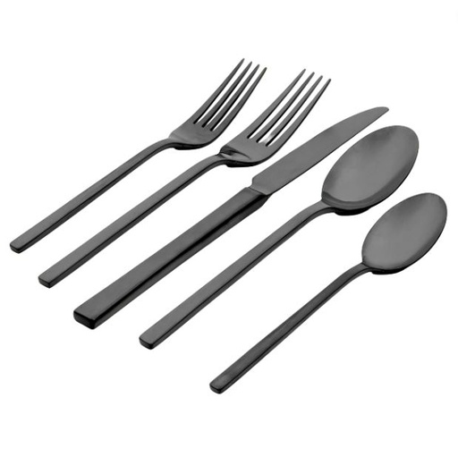 [170069-TT] Lenox Allay Flatware Set Midnight 20pc