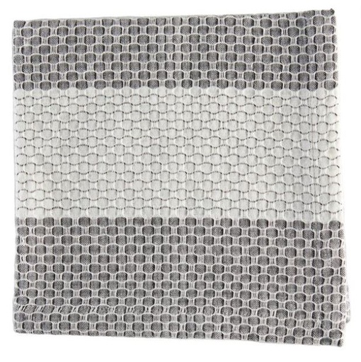 [170110-TT] Wavy Lines Black Napkin