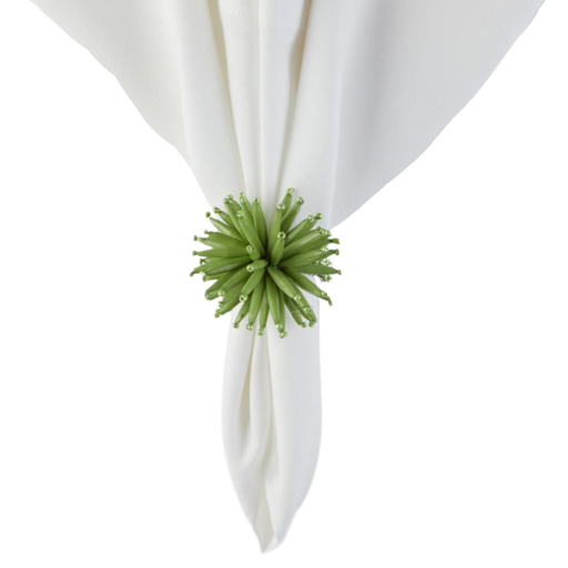[170134-TT] Spike Green Napkin Ring