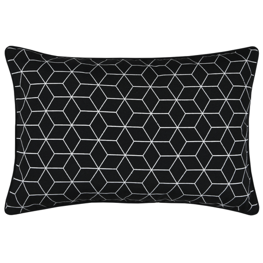 [170367-TT] Lausa Black Pillow 16x24in