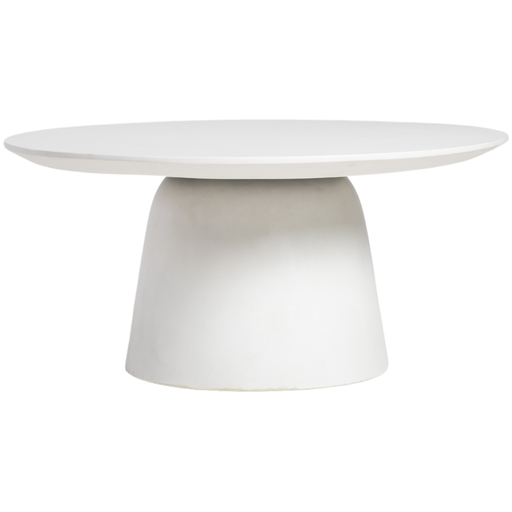 [170925-TT] Concrete Pedestal Coffee Table
