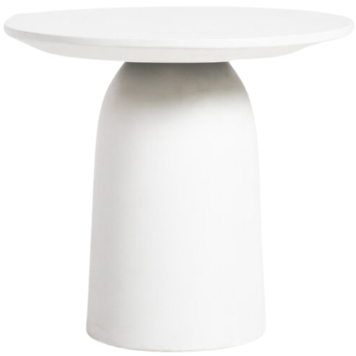 [170926-TT] Concrete Pedestal End Table