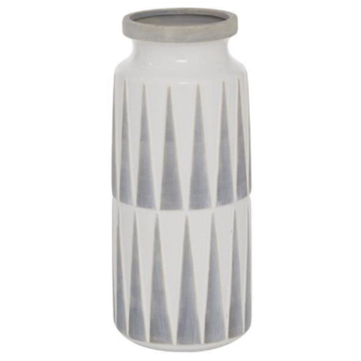 [170963-TT] Patterned Ceramic Vase 13in