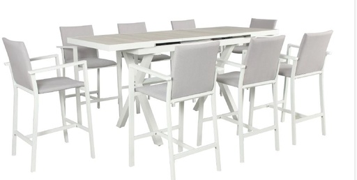 [171303-TT] Playa Bar Chair - White