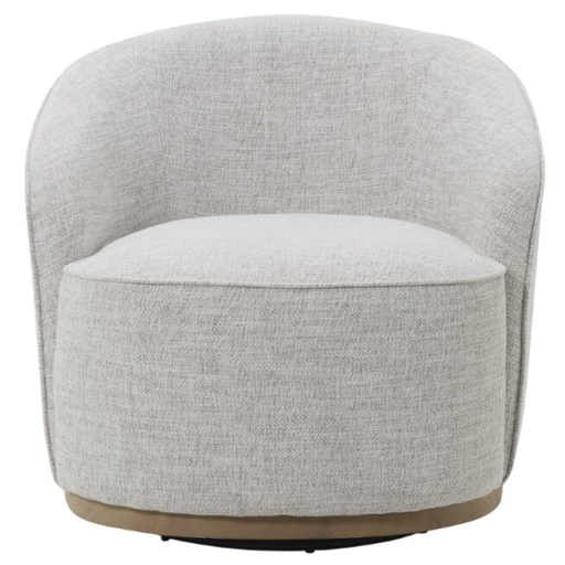 [171354-TT] Aran Swivel Chair Pearl