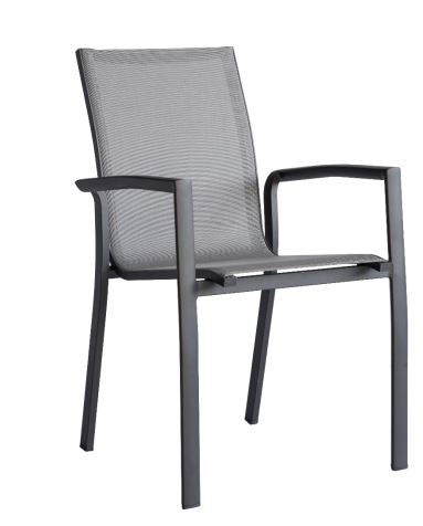 [171565-TT] Playa Dining Chair Gunmetal