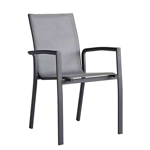 [171565-TT] Playa Dining Chair Gunmetal