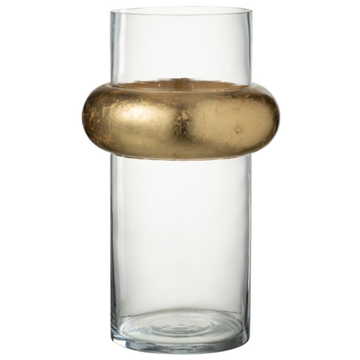 [171633-TT] Cylinder High Ring Vase 14in