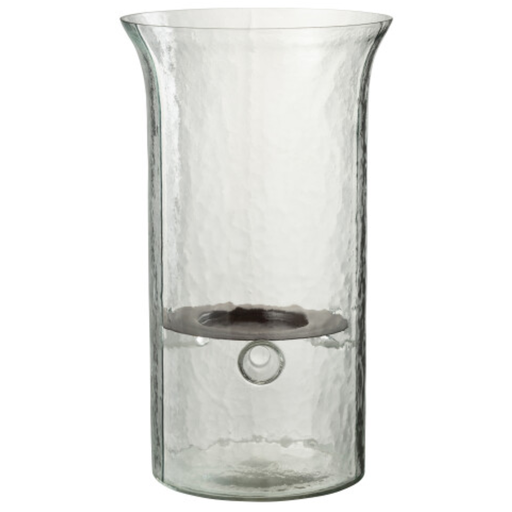 [171643-TT] Blurred Glass Candleholder 13in