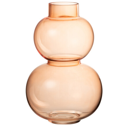 [171644-TT] Globe Orange Vase 11in