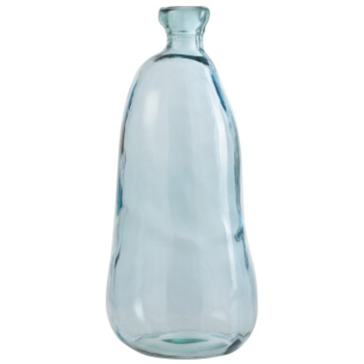 [171659-TT] Olivia Light Blue Glass Vase 20in
