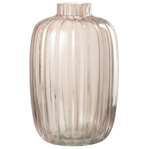 [171727-TT] Pink Lines Vase Md