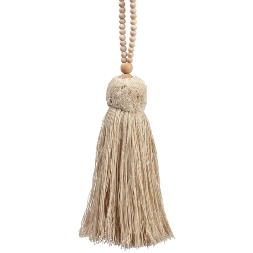 [171929-TT] Pompom Tassel Ornament 12in